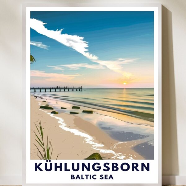 Schönerfühlen Produktbild ungerahmtes Poster von Kühlungsborn Ostsee