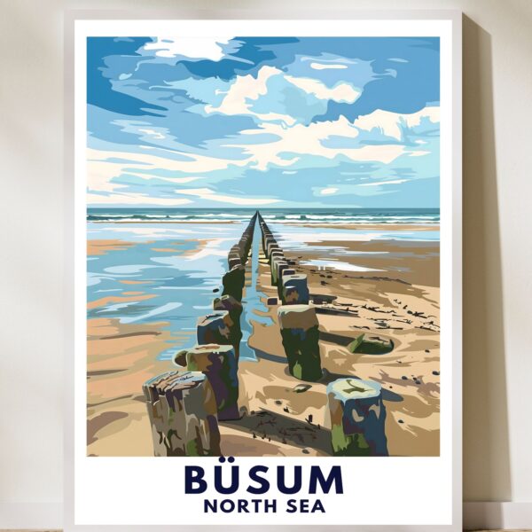 Schönerfühlen Produktbild ungerahmtes Poster von Büsum Nordsee