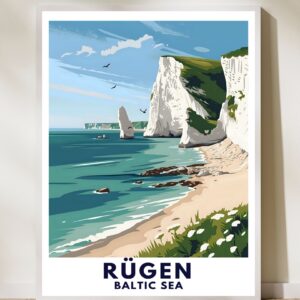 Schönerfühlen Produktbild ungerahmtes Poster von Rügen Ostsee
