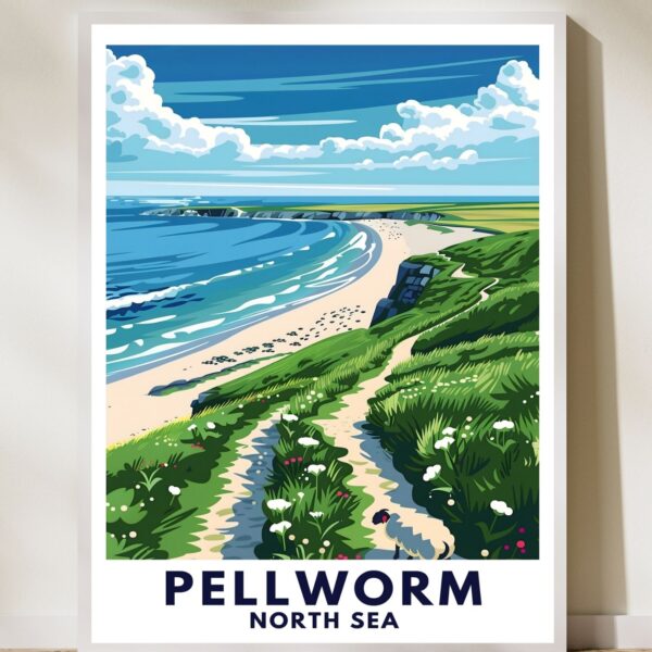 Schönerfühlen Produktbild ungerahmtes Poster von Pellworm Nordsee Wattenmeer Küste