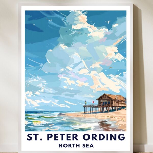 Schönerfühlen Produktbild ungerahmtes Poster von St. Peter Ording Nordsee Eiderstedt